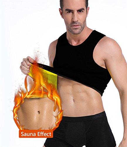 Lighteme Herren-Saunaweste zur Taillenformung ~ Verbrennen Sie Bauchfett!