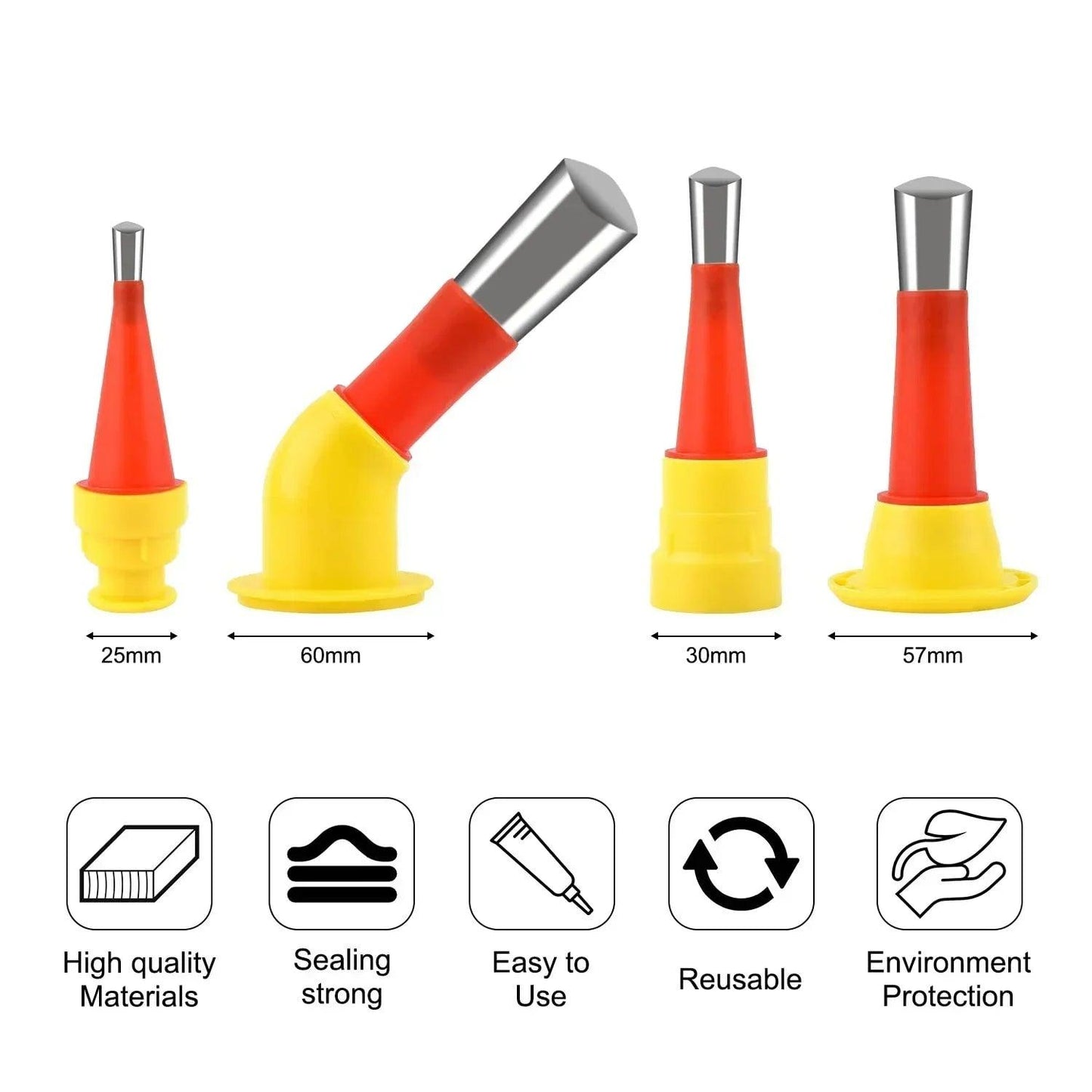 Lighteme Universal integrated rubber nozzle tool set