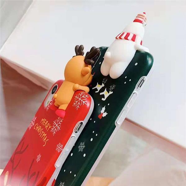 Lighteme Couple's Christmas - Theme Protection Case for iPhone (2 Pcs)
