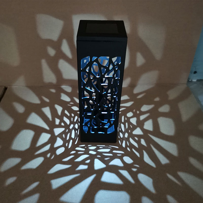 Lighteme 12-Lumen Solar Bollard Light with Tree Design LED 2/4/6/8/12-Pack