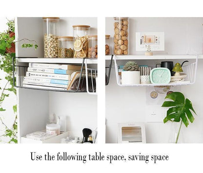 Lighteme Under Shelf Basket Organizer (2 types & 3 colors & 2 sizes)