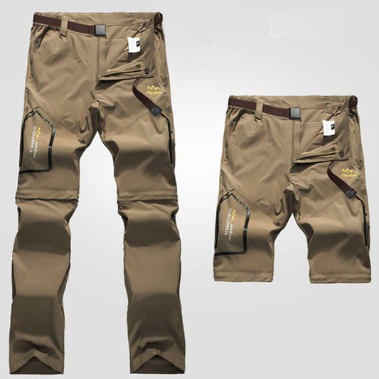Lighteme Outdoor Quick Dry Pants & Shorts - Stretch hiking pants with two detachable sections