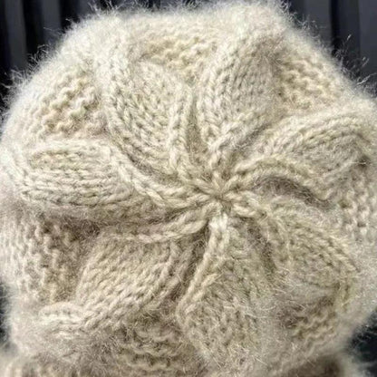 Lighteme Damen Strickmütze &amp; Schal Kombi