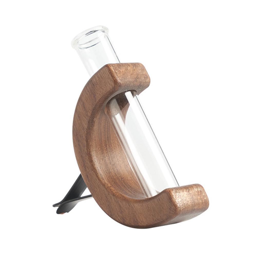 Lighteme Kompaktauto Miniatur-Blumenvase aus Holz