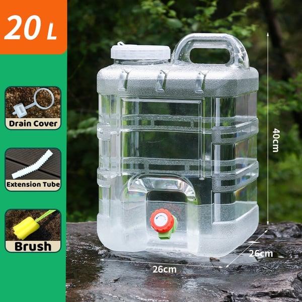 Tragbarer Outdoor-Wasserbehälter mit Wasserhahn von Lighteme