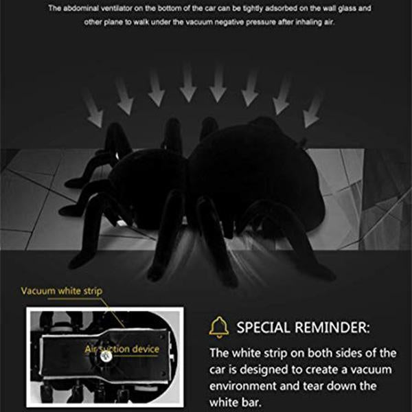 Ihrtrade Halloween Remote Control Spider (2 colors)