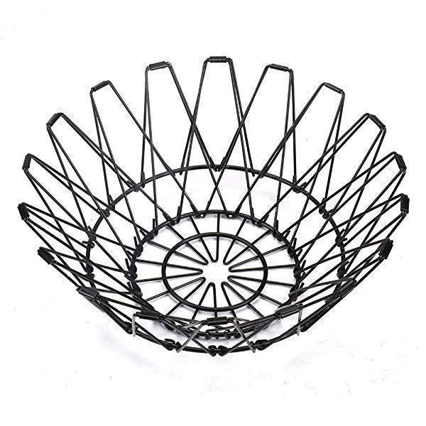 Lighteme Collapsible Stainless Steel Wire Basket (3 colors & 3 sizes)