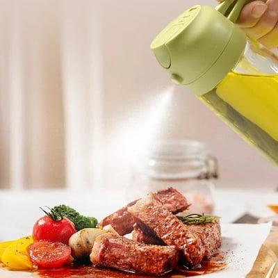 Vaporisateur et distributeur d'huile en verre 2 en 1 Lighteme