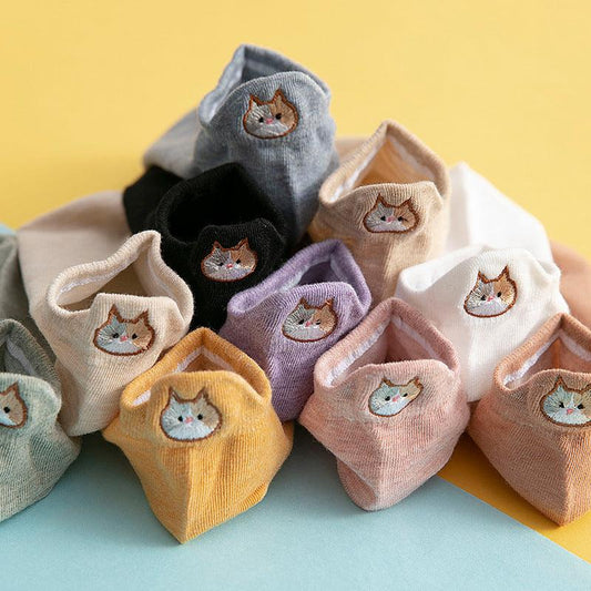 Chaussettes chat Lighteme Chaussettes mignonnes