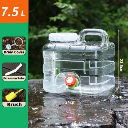 Tragbarer Outdoor-Wasserbehälter mit Wasserhahn von Lighteme