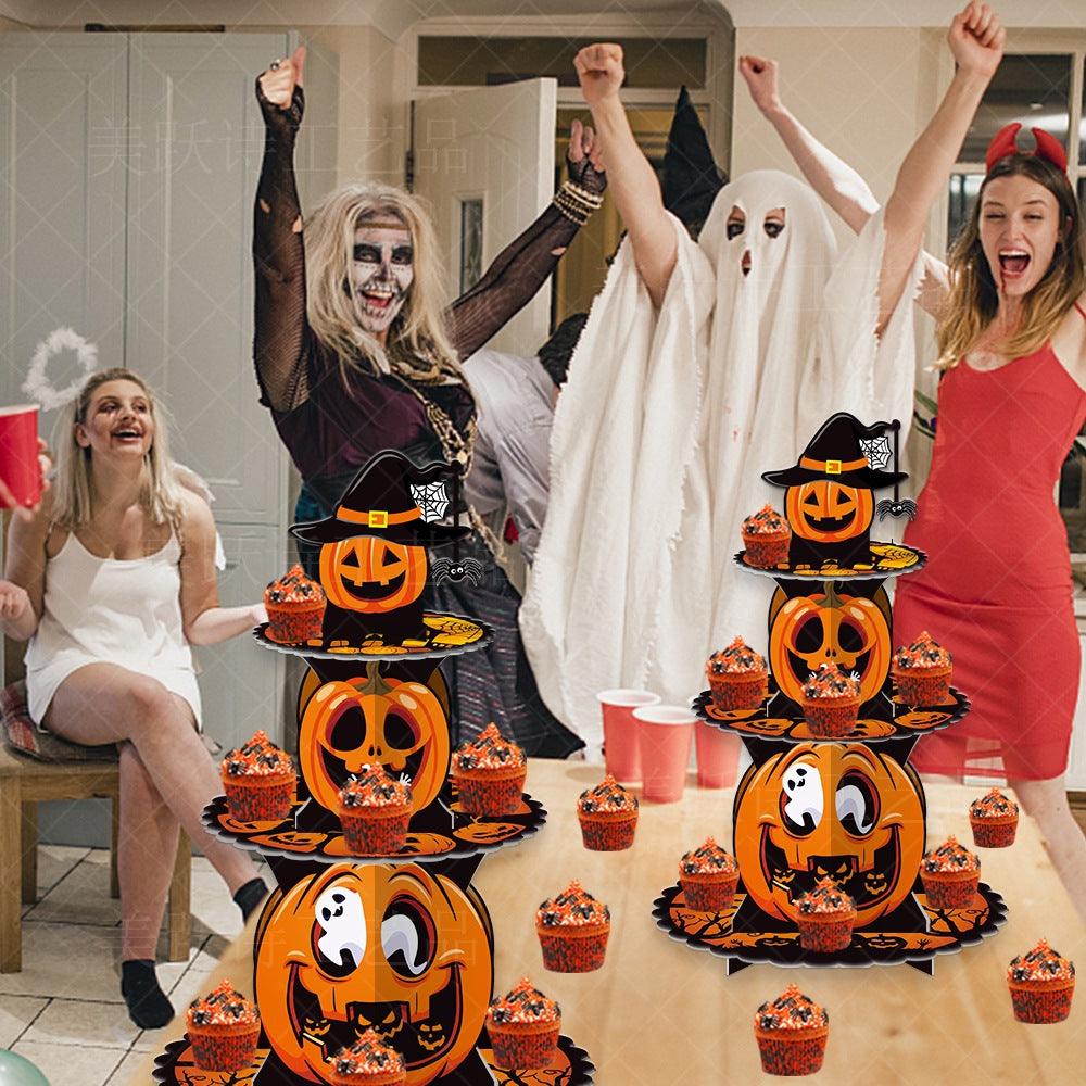Lighteme Cupcake-Ständer mit Halloween-Motiv