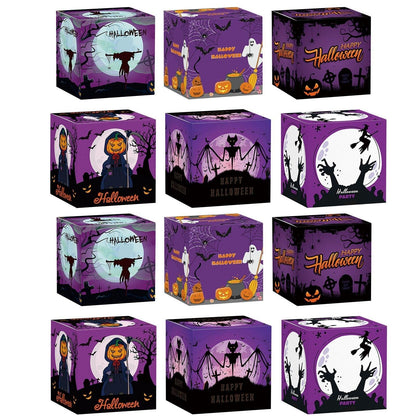 Lighteme 12 Stück Halloween-Geschenktüten zum Verpacken von Süßigkeiten und Leckereien