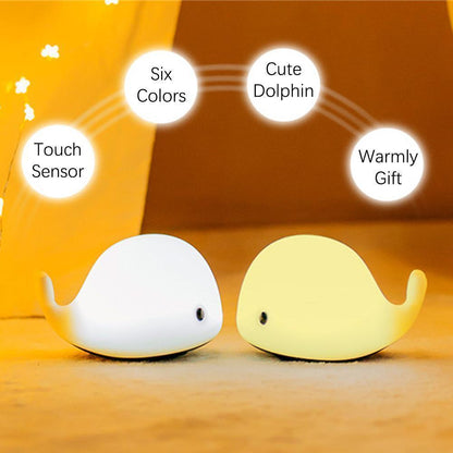 Lighteme Cute Dolphin Touch Night Light