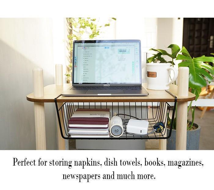 Lighteme Under Shelf Basket Organizer (2 types & 3 colors & 2 sizes)