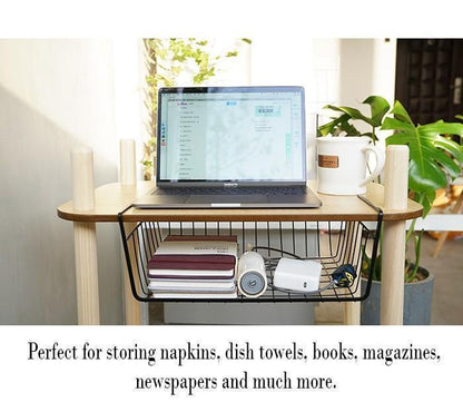 Lighteme Under Shelf Basket Organizer (2 types & 3 colors & 2 sizes)