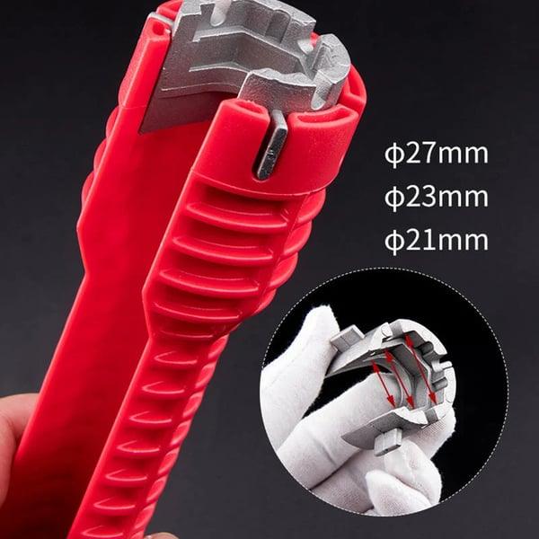 Lighteme 8-in-1-Spülbecken-Multifunktionsrohrschlüssel