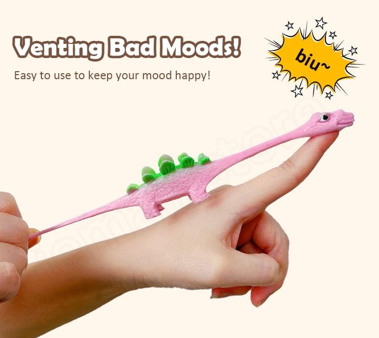 Lighteme Schleuder Dinosaurier Fingerspielzeug | 20 STK