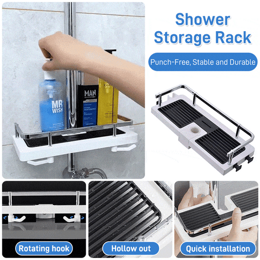 Étagère de rangement de douche sans perçage Lighteme