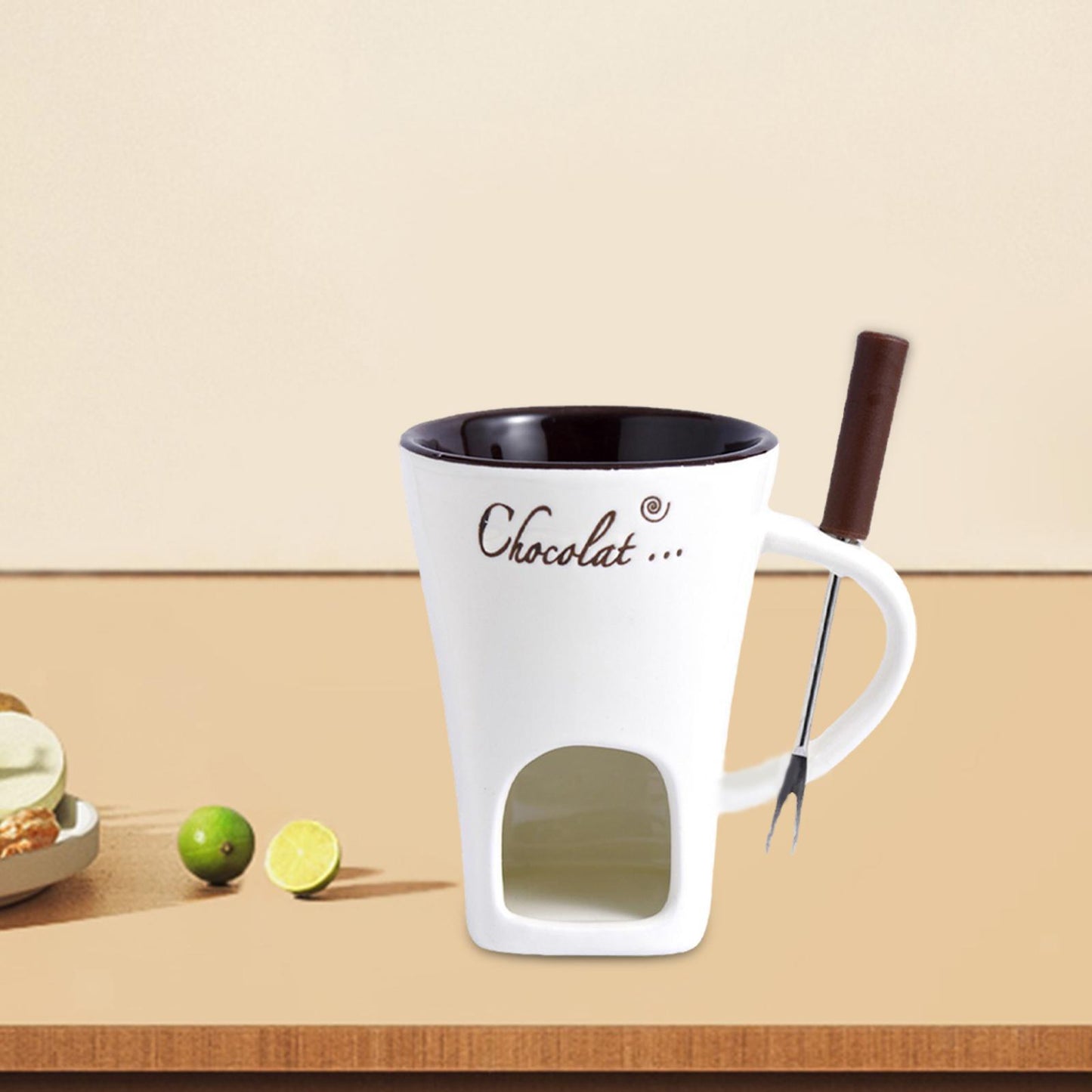Tasse à fondue multifonctionnelle Lighteme | Parfait pour le chocolat, le fromage, les bougies faites maison et plus encore