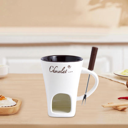 Tasse à fondue multifonctionnelle Lighteme | Parfait pour le chocolat, le fromage, les bougies faites maison et plus encore