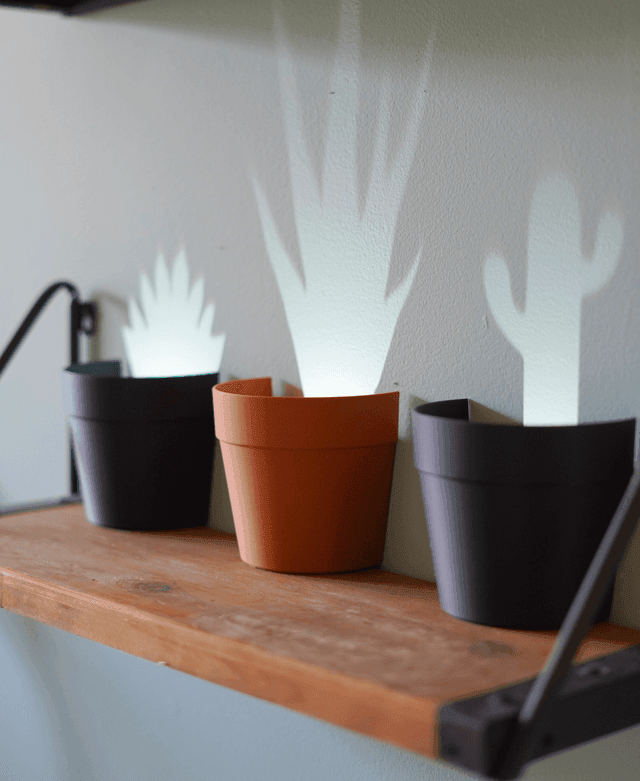 Lighteme Lichtprojektions-Blumentopf