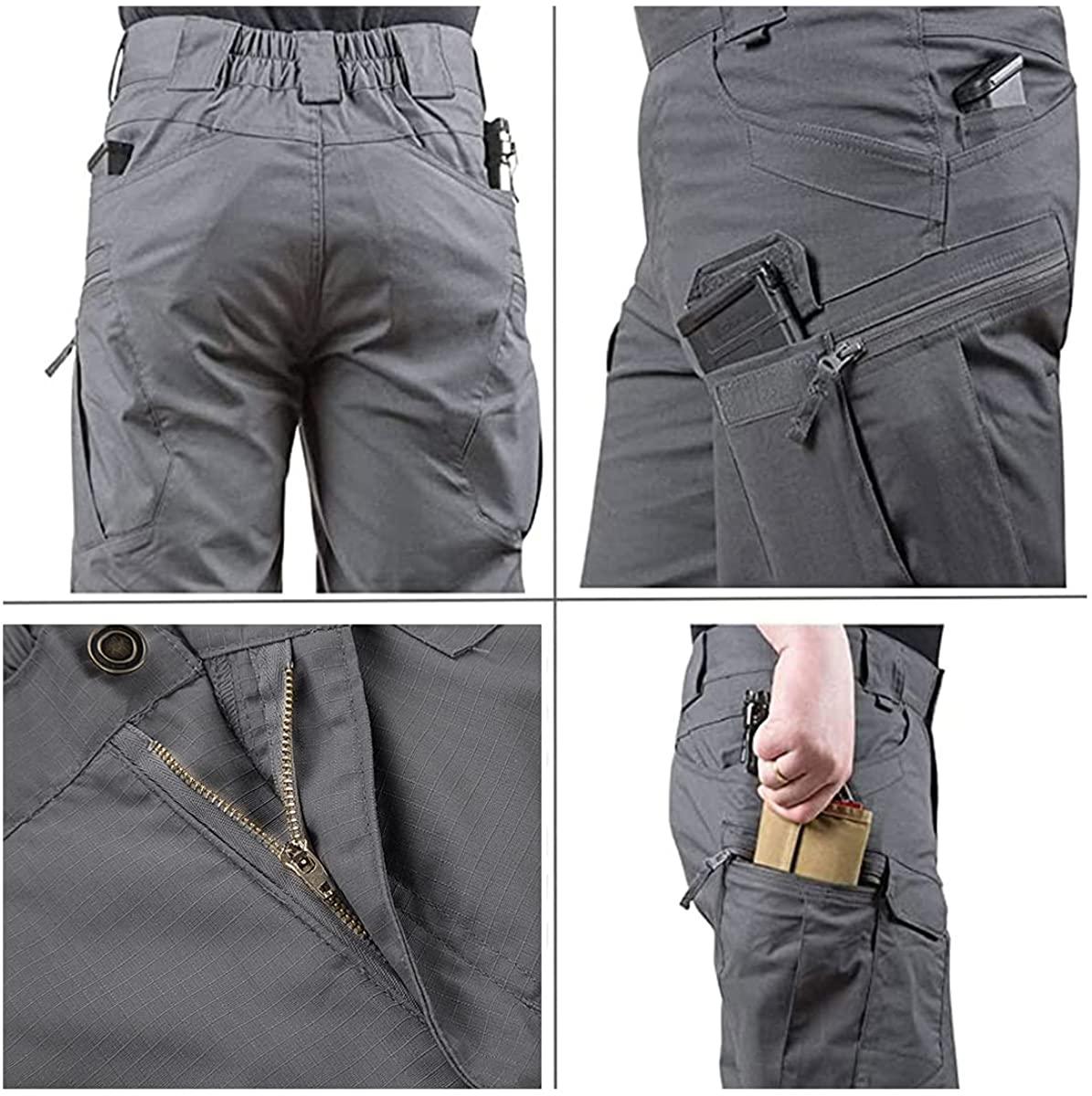 Lighteme Taktische Shorts für Herren, 27,9 cm, wasserdicht, zum Wandern und Angeln, atmungsaktiv, schnelltrocknend, Cargo-Shorts (ohne Gürtel) 