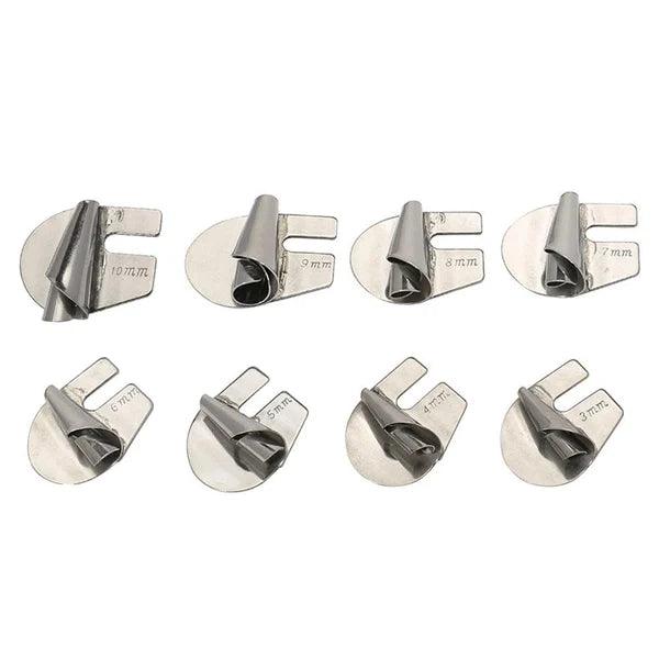 Lighteme Spiral-Nähfuß für Schlauchsaum (8er-Set)