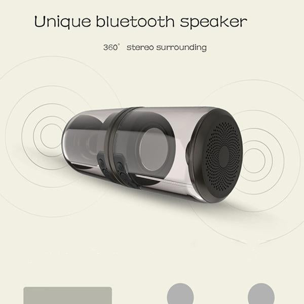Enceinte Bluetooth magnétique Lighteme transparente (2 couleurs)
