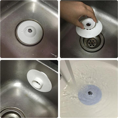Lighteme Press Type Silicone Sink Strainers (2 colors)
