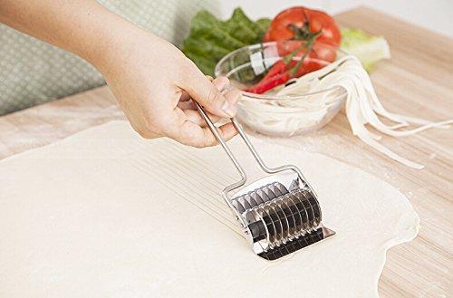 Lighteme Pasta Noodle Cutter, Spaghetti Maker, Noodle Lattice Roller