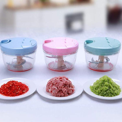 Lighteme Manual Pull Rope Vegetable Garlic Cutter