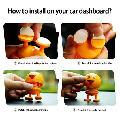 Lighteme Creative Shaking Head Dolls For Car Dashboard/Home/Table Decor (14 Types)