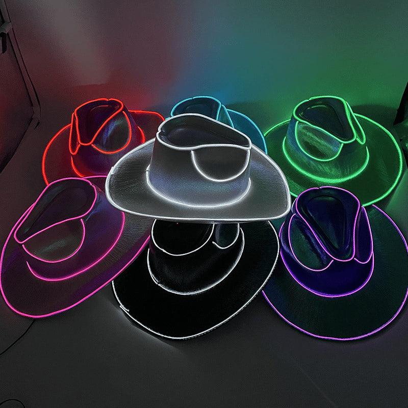 Chapeau de fête de cow-boy à LED Lighteme Lokahat 