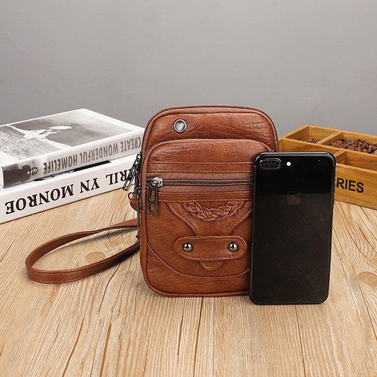 Lighteme leather crossbody bag