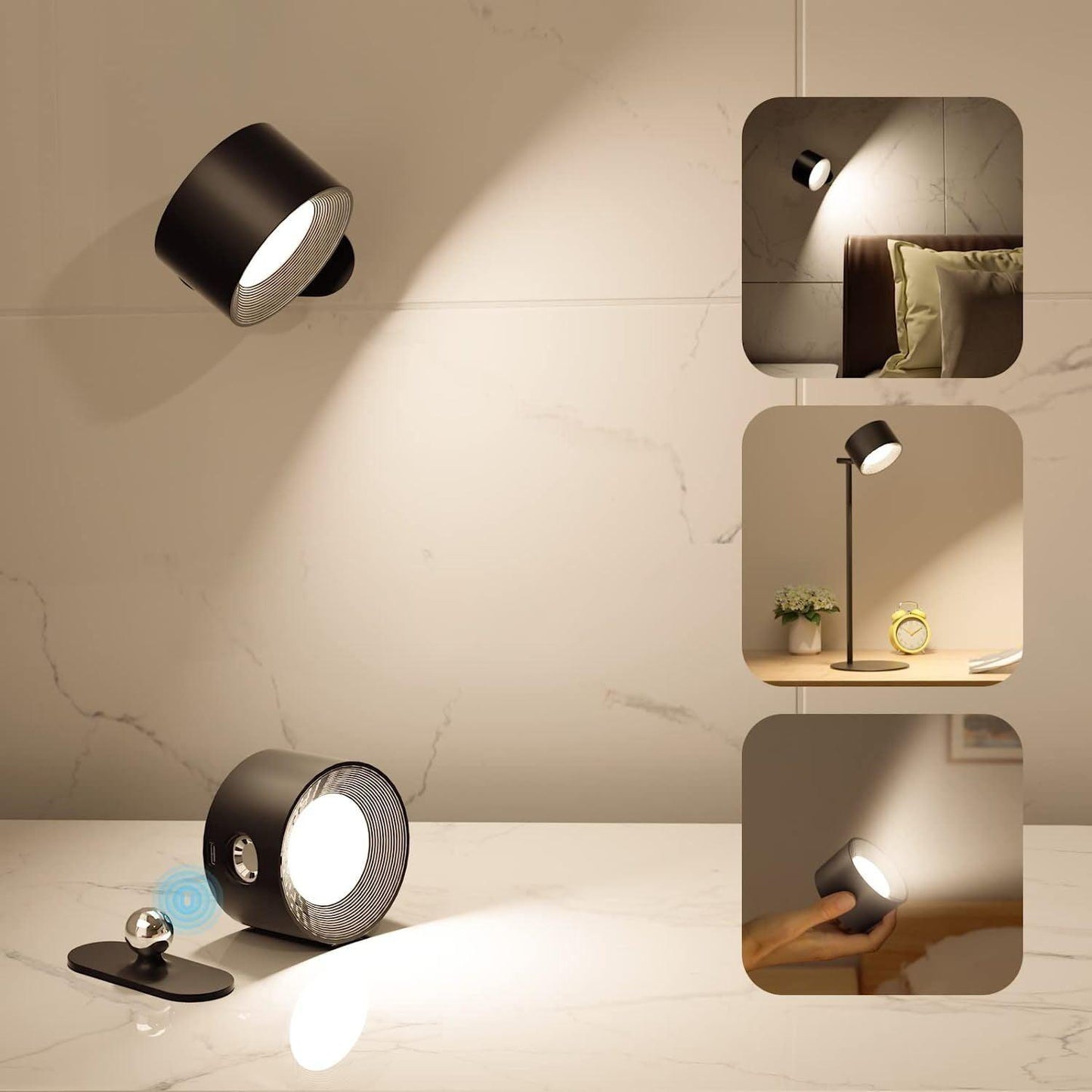 Runde Wandleuchte Lighteme – 1 kaufen, 1 gratis (2 STK.)