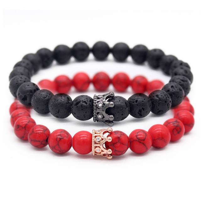 Bracelets magnétiques King &amp; Queen de Lighteme (2 pièces)