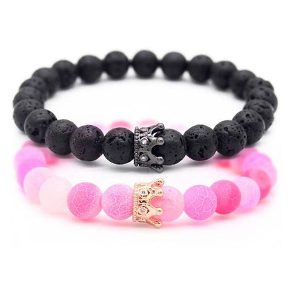 Bracelets magnétiques King &amp; Queen de Lighteme (2 pièces)