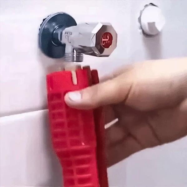 Lighteme 8-in-1-Spülbecken-Multifunktionsrohrschlüssel