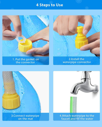 Tapis de piscine à éclaboussures d'eau Lighteme Kids