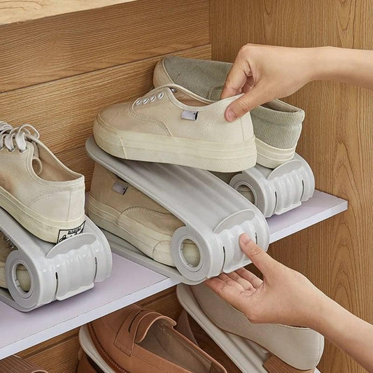 Étagère à chaussures créative Lighteme - Étagère de rangement pour chaussures peu encombrante