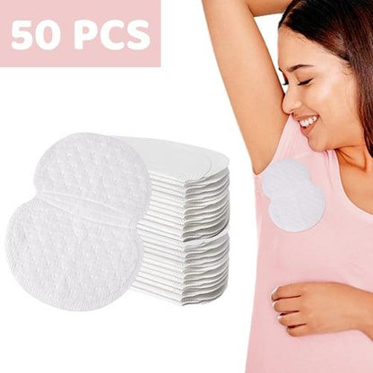 Coussinets anti-transpiration jetables Lighteme pour les aisselles | 50 pièces