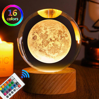 Lighteme Mini-Nachtlicht mit Kristallkugel