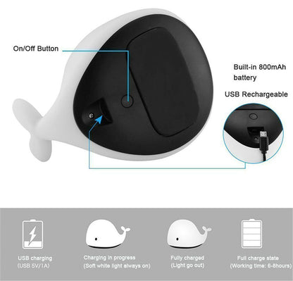 Lighteme Cute Dolphin Touch Night Light