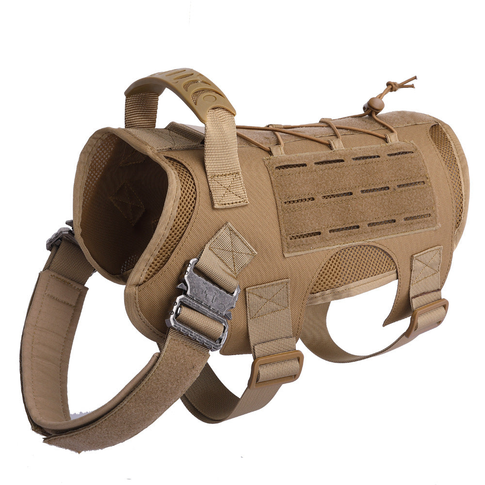 Lighteme Nylon Tactical Service Dog Harness Heavy Duty Dog Training No Pull Dog Harness Clearance