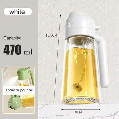 Vaporisateur et distributeur d'huile en verre 2 en 1 Lighteme