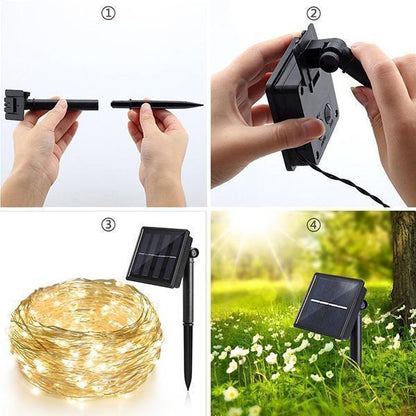 Lighteme Solar lamp string (6 colors)