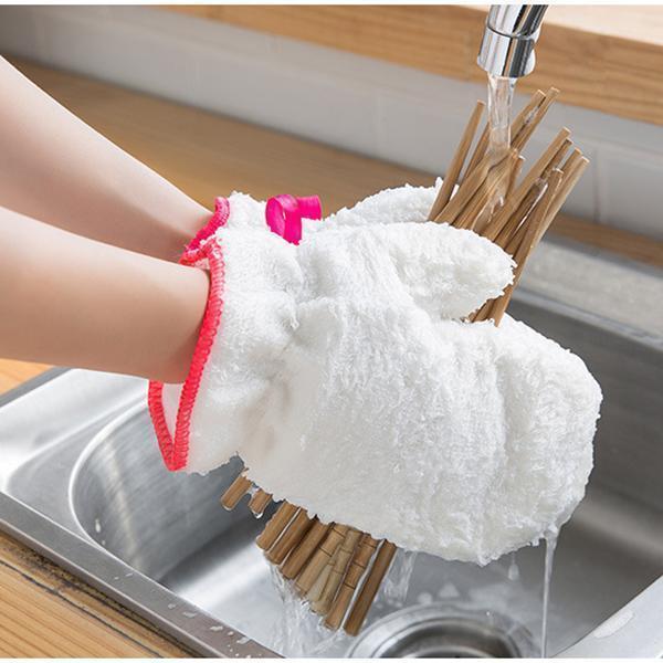 Lighteme Bamboo Fiber Dishwashing Gloves