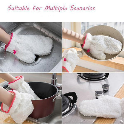 Lighteme Bamboo Fiber Dishwashing Gloves