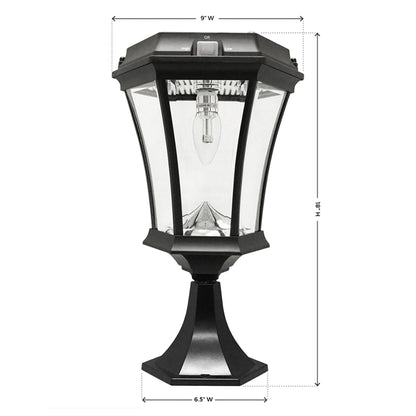 Lighteme Solar Lamp Post Lights - Bulb Solar Lamp - Mounts 3 ways
