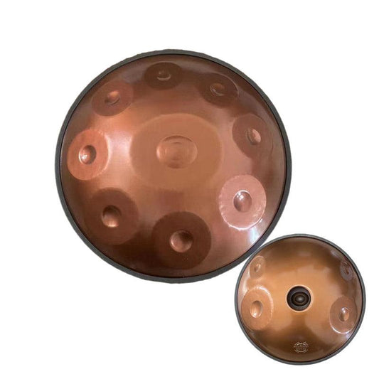 Lighteme Maßgeschneiderte Kurd D-Moll 22 Zoll 13(9+4) Noten Handpan Drums aus Edelstahl Handpan Musikinstrument